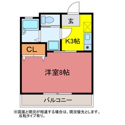 ラフォーレ新屋敷の物件間取画像